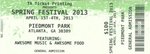 Festival Ticket Templates
