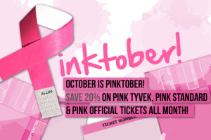 October is Pinktober at TA Ticket Printing!